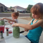 S&L painting mason jars